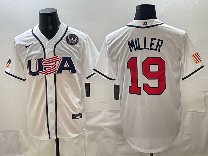 Men 2026 World cup white MLB Nike jersey 0084->->MLB Jersey